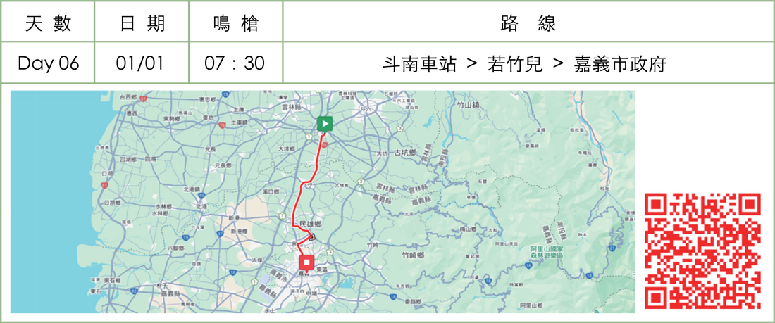 第九屆環台路線圖 Day 6